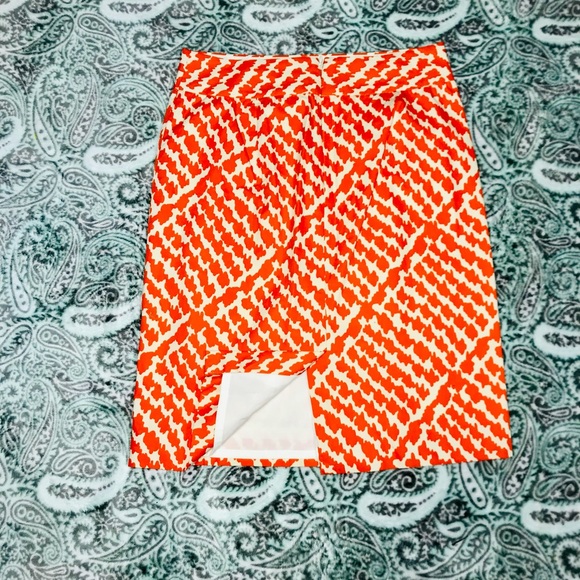 J. Crew Orange Skirt - Picture 9 of 9